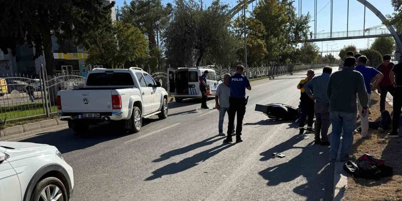 Adıyaman'da devrilen motosikletliye araç çarptı: 1 yaralı