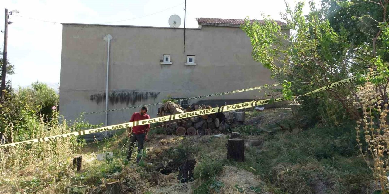Malatya’da kayısı bahçesinde obruk oluştu