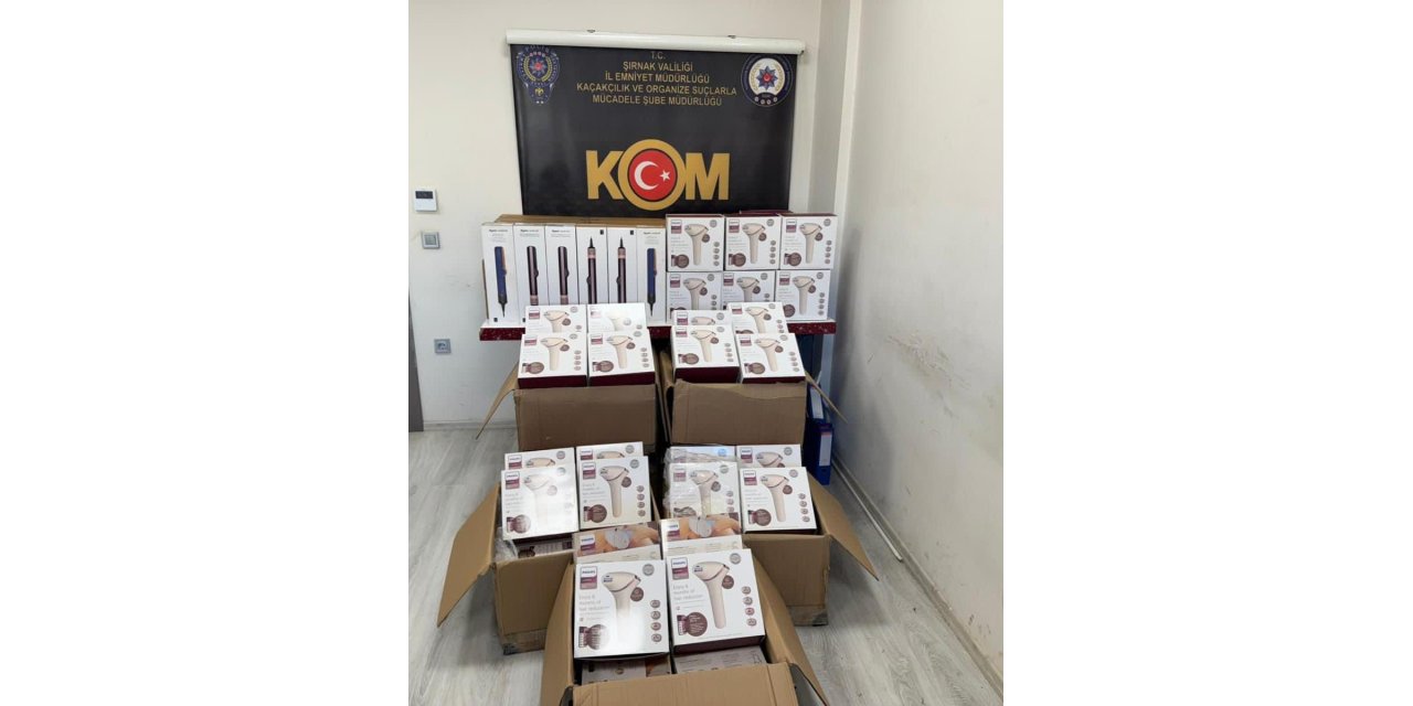 Şırnak’ta 7 milyon liralık kaçakçılık operasyonu: 2 kişi tutuklandı