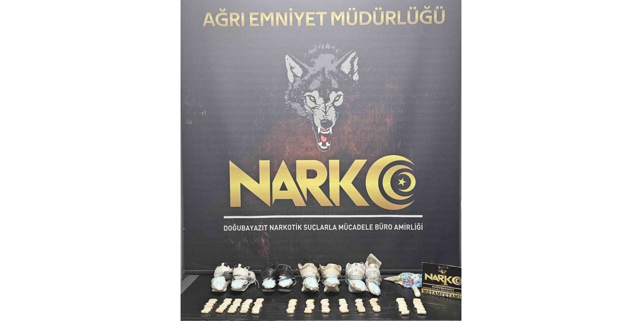 Ağrı’da narkotik operasyonu: 2,4 kilogram metamfetamin yakalandı