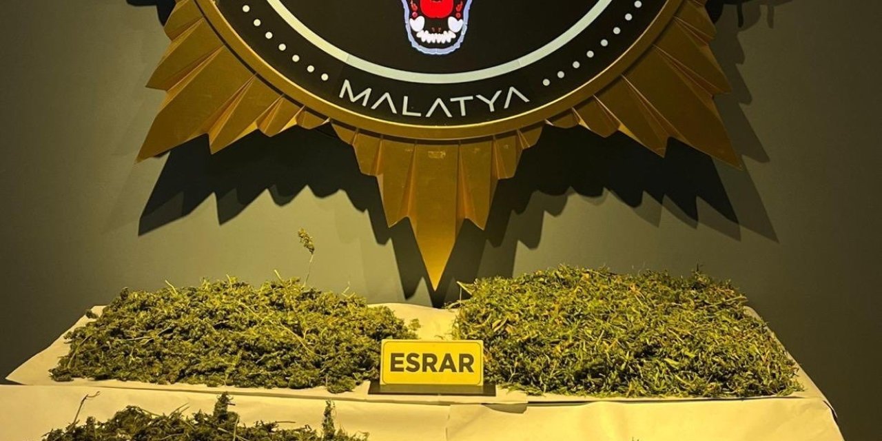 Malatya’da uyuşturucu operasyonu: 1 kişi gözaltına alındı