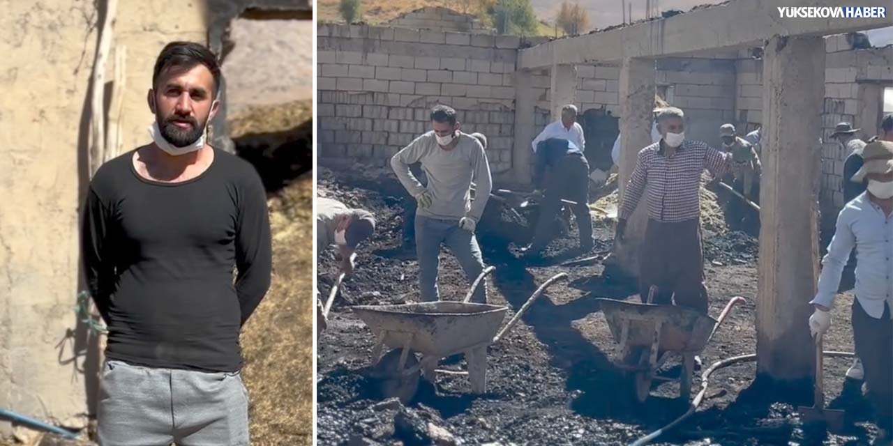 Ahırı yanan fenomen çoban Bilal Özer, Vali Çelik’ten yardım istedi