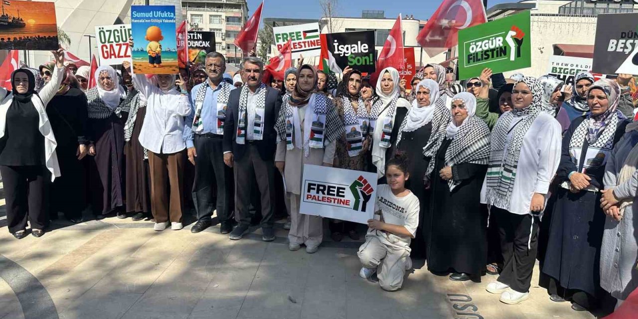 AK Parti Kadın Kolları’ndan Gazze’ye destek