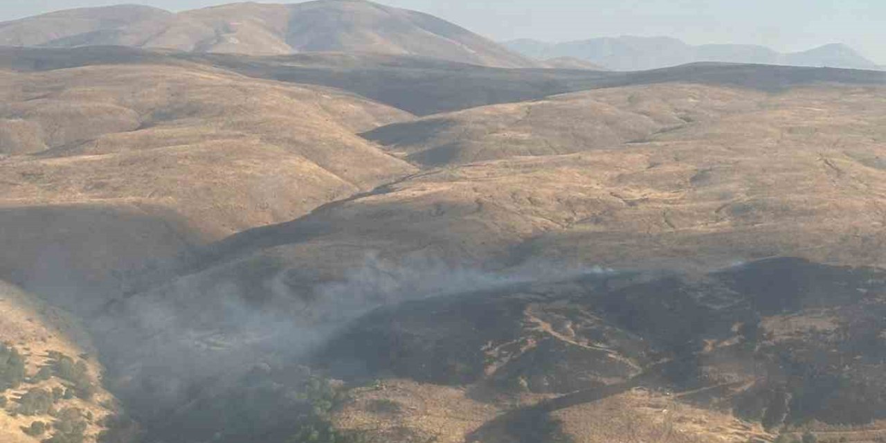 Elazığ’da kırsal alan yangını söndürüldü