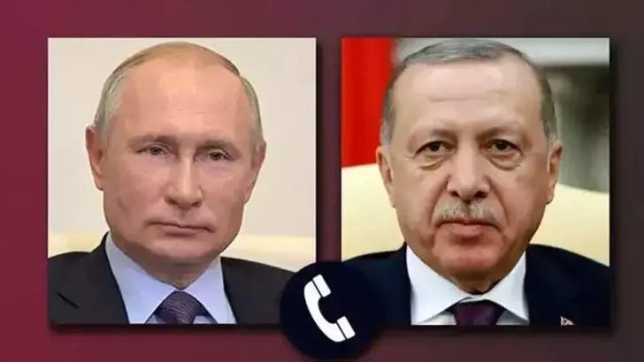 Erdoğan, Putin ile telefonda görüştü