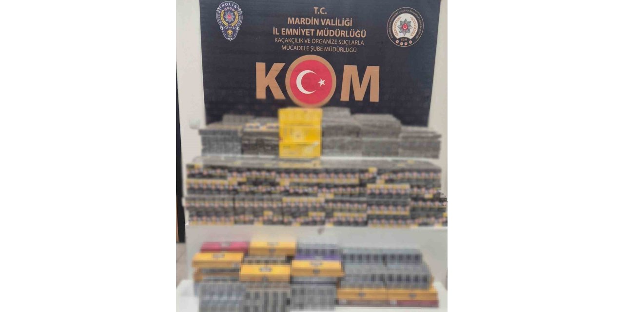 Mardin’de 7 bin paket kaçak sigara yakalandı