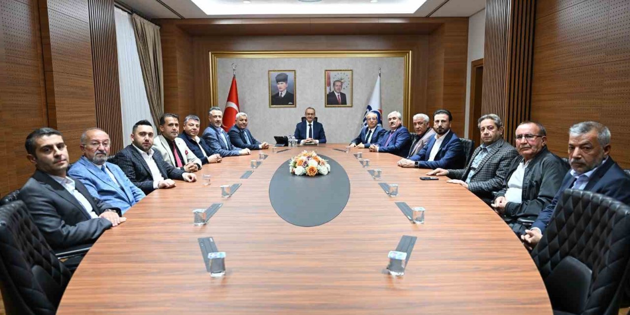 TSO heyeti Vali Seddar Yavuz ile bir buluştu