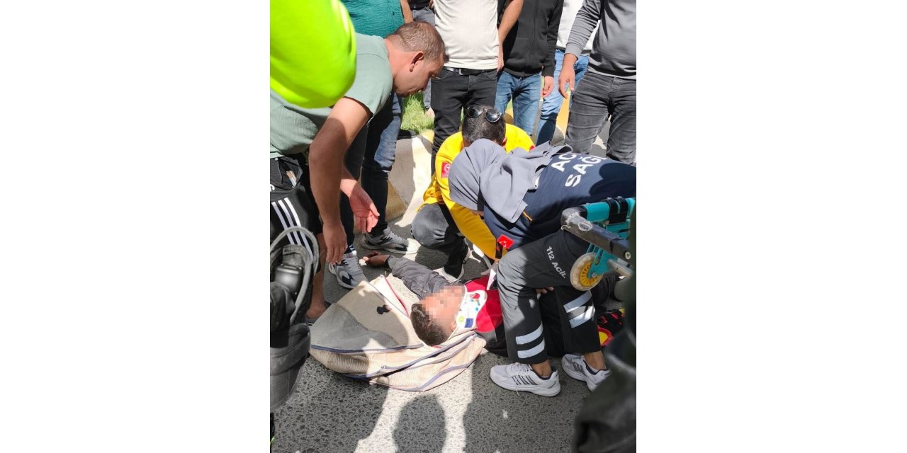 Iğdır’da otomobil motosiklete çarptı: 1 yaralı