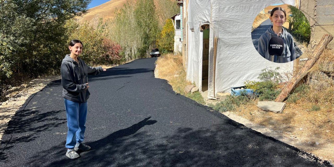 Güldalı Köyü yıllardır beklediği asfalt yola kavuştu