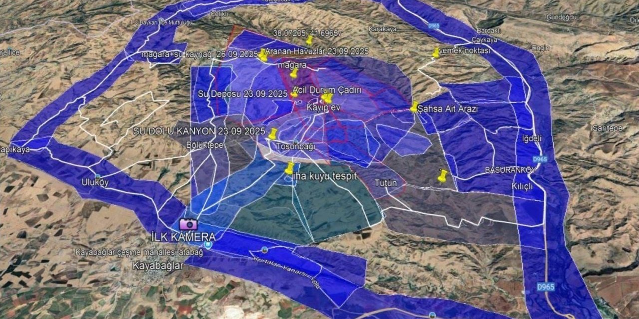 Siirt’te kayıp kişi havadan ve karadan destekle aranıyor
