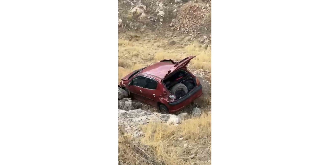 Mardin’de otomobil şarampole devrildi: 1 kişi yaralandı