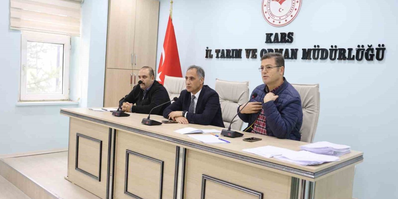 Kars’ta tarım sayımı bilgilendirme toplantısı yapıldı