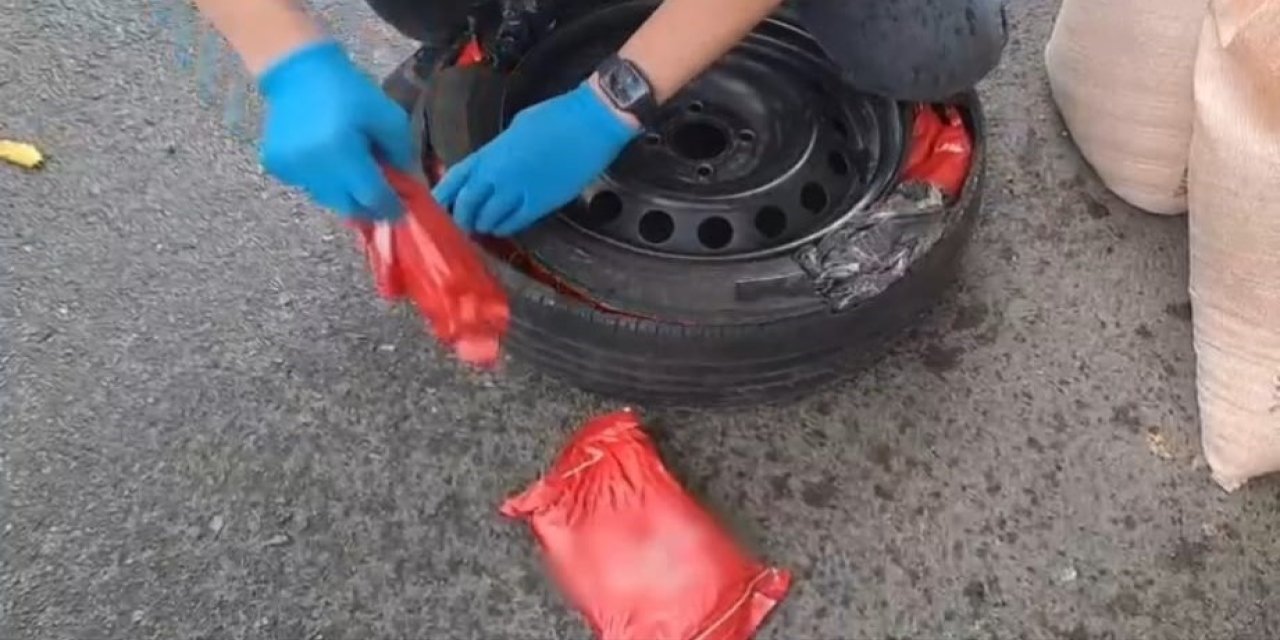 44 kilo kaçak nargile tütünü ele geçirildi