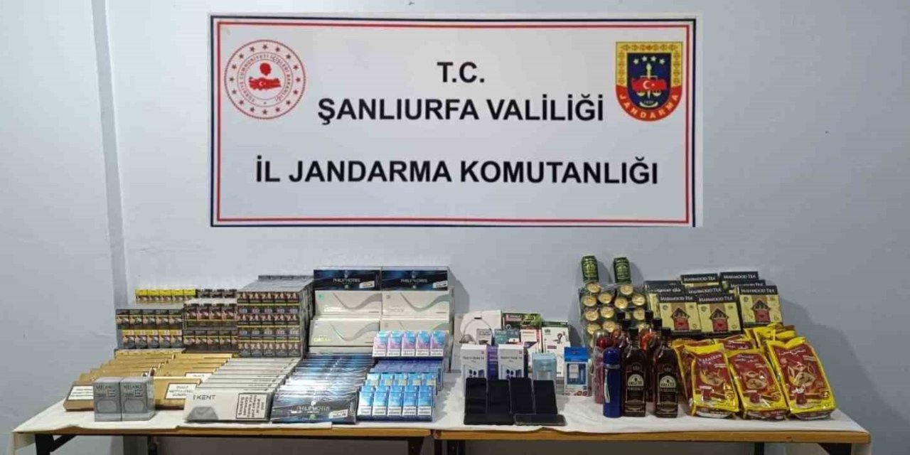 Urfa’da kaçakçılık operasyonu