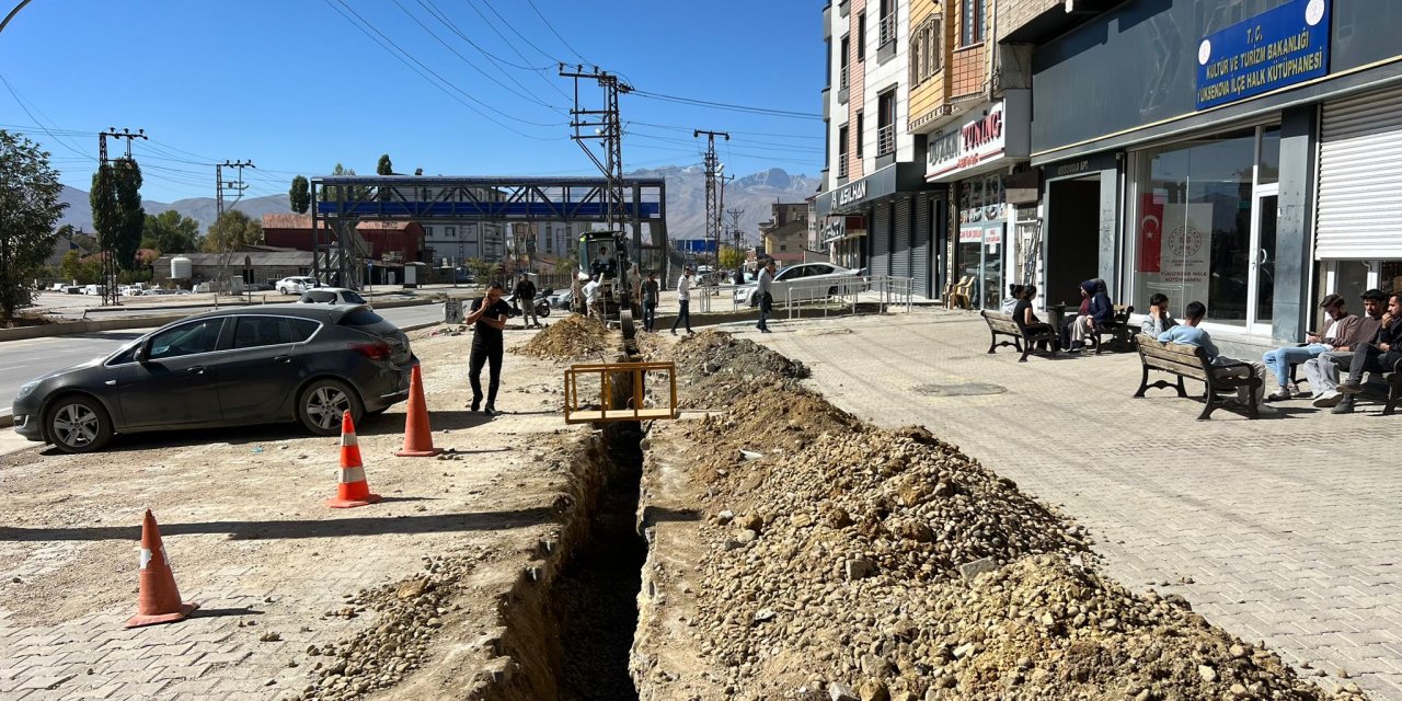 Yüksekova’da doğal gaz hattının güzergâhı genişletildi