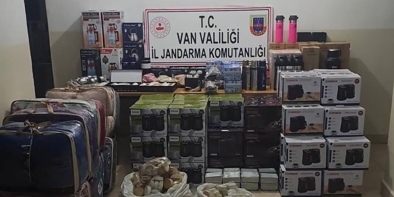 Van’da gümrük kaçağı malzeme ele geçirildi