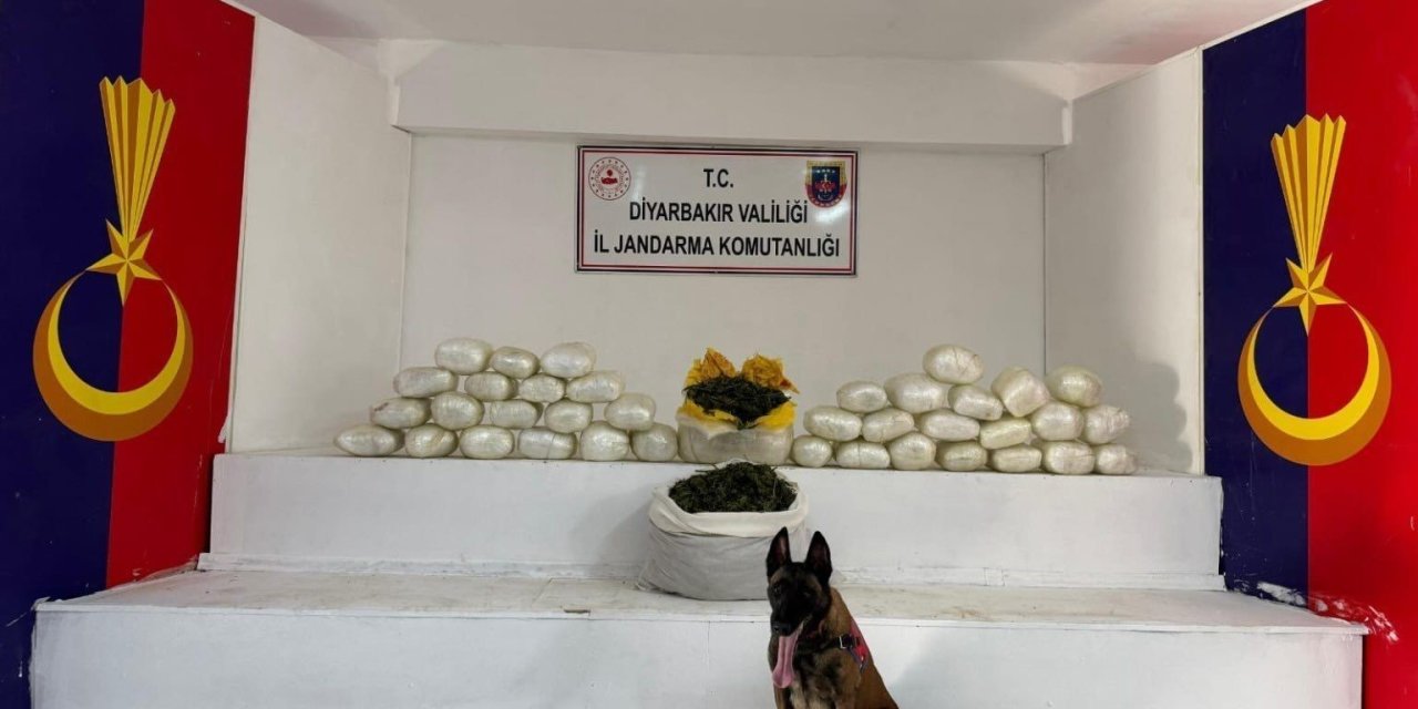 Diyarbakır’da 93 kilo uyuşturucu ele geçirildi
