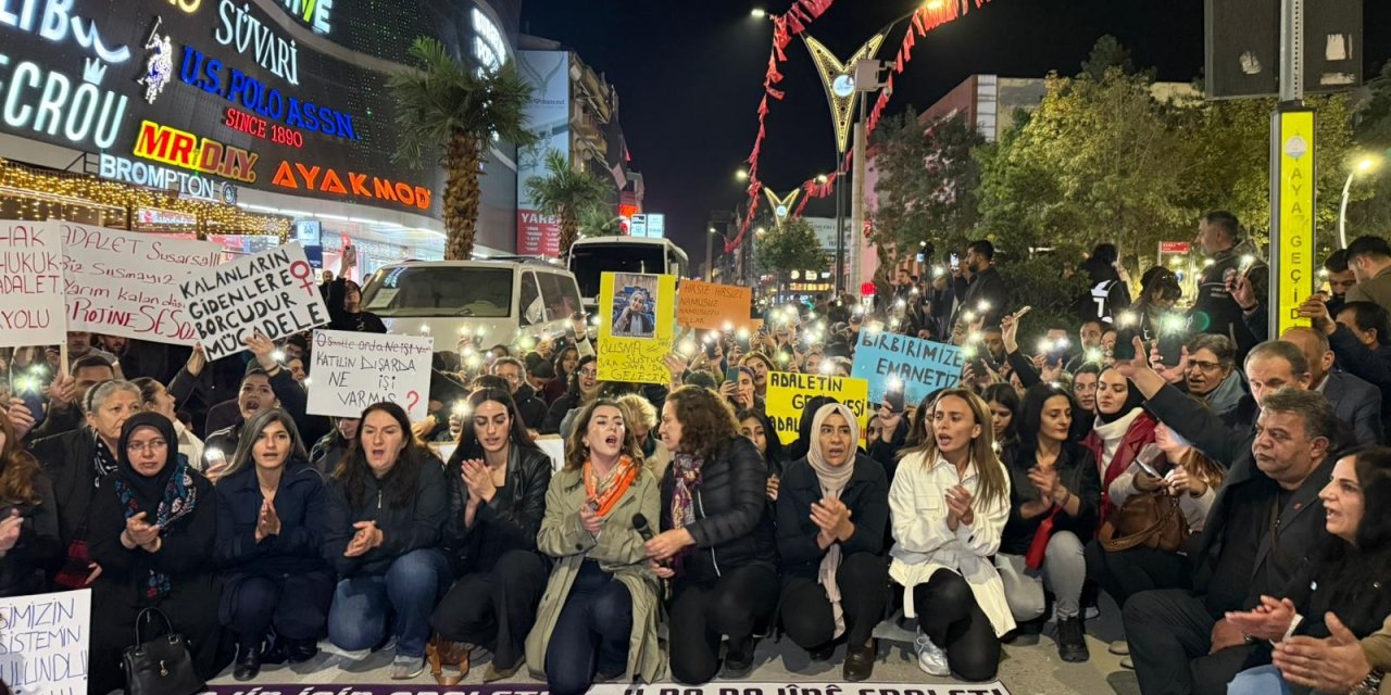 Van'da kadınlar Rojin için yürüdü