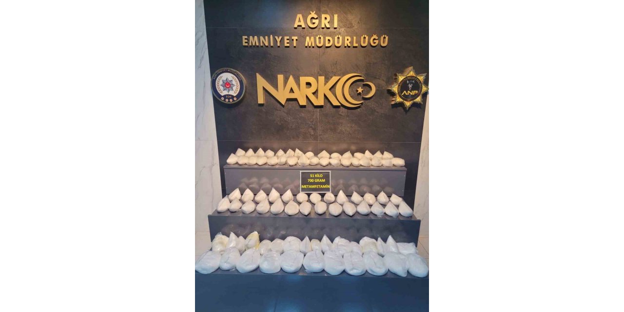 Ağrı’da dev operasyon: 51 kilo uyuşturucu yakalandı