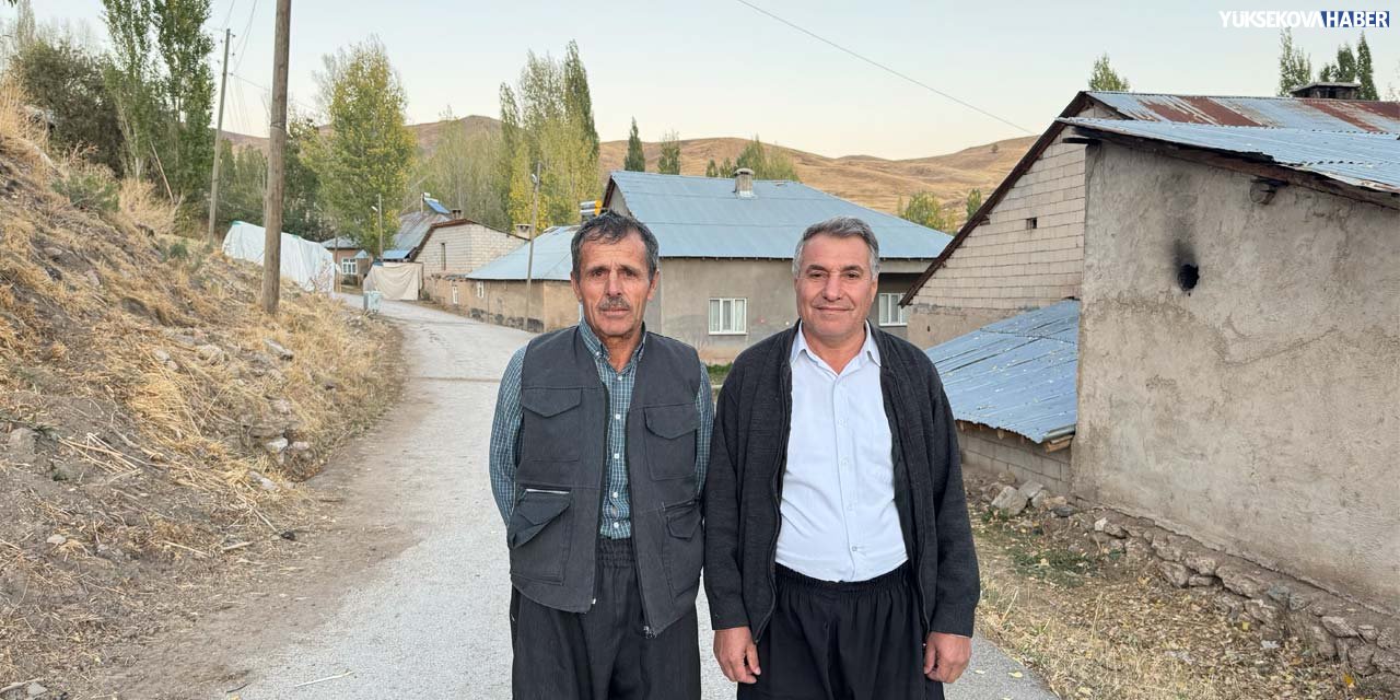Yüksekova'nın Beşatlı köyü sakinleri: "İçme suyumuz yok, sulama suyunu içiyoruz"