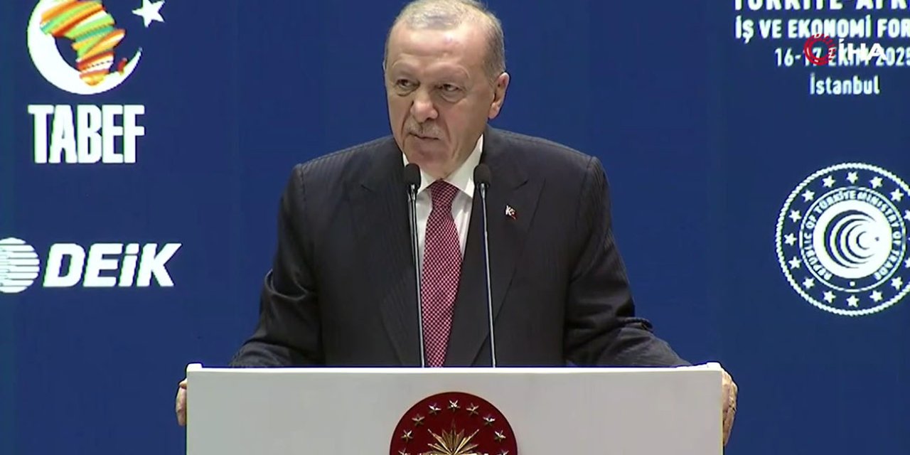 Cumhurbaşkanı Erdoğan: ''Türkiye son 23 yılda kalkınma yolunda büyük mesafe aldı''