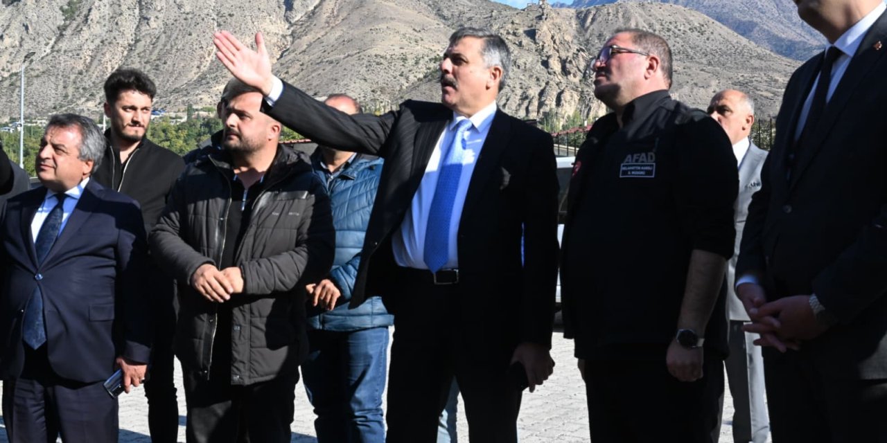 Vali Mustafa Çiftçi, Tortum ve Uzundere İlçelerinde inceleme yaptı