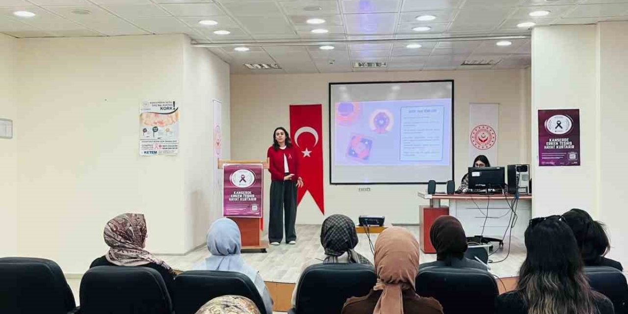 Patnos’ta meme kanseri farkındalık etkinliği yapıldı