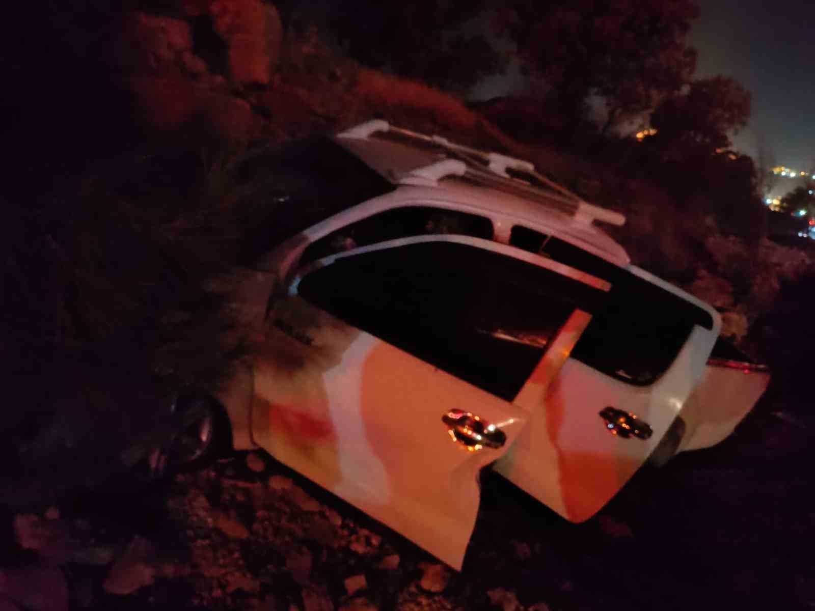 Mardin’de pikap şarampole devrildi: 1 kişi yaralandı