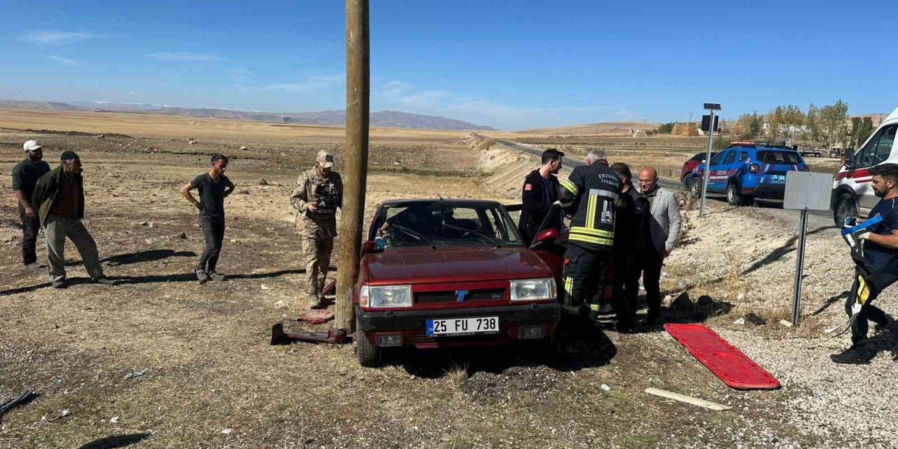 Karayazı’da trafik kazası: 1 kişi yaralandı
