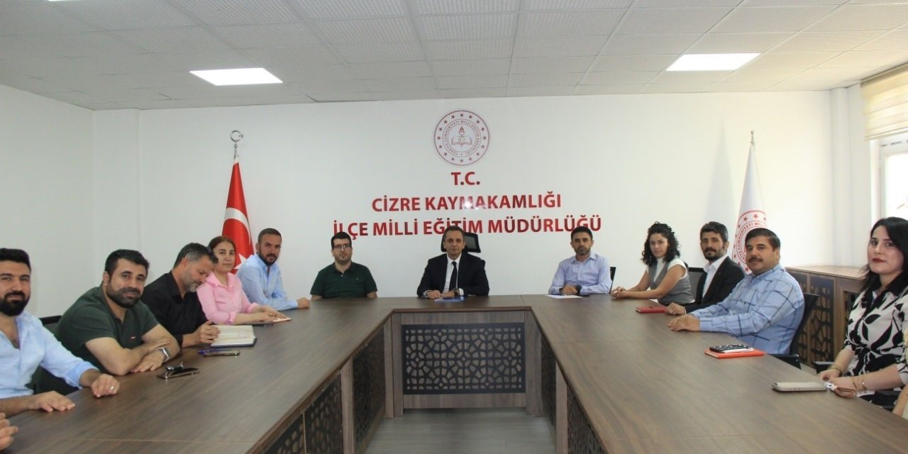 Cizre’de özel öğretim kurs değerlendirme toplantısı yapıldı