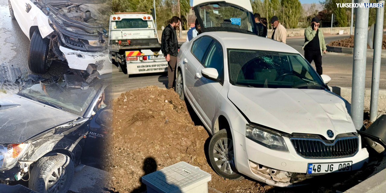 Yüksekova’da iki ayrı trafik kazası: 1 yaralı