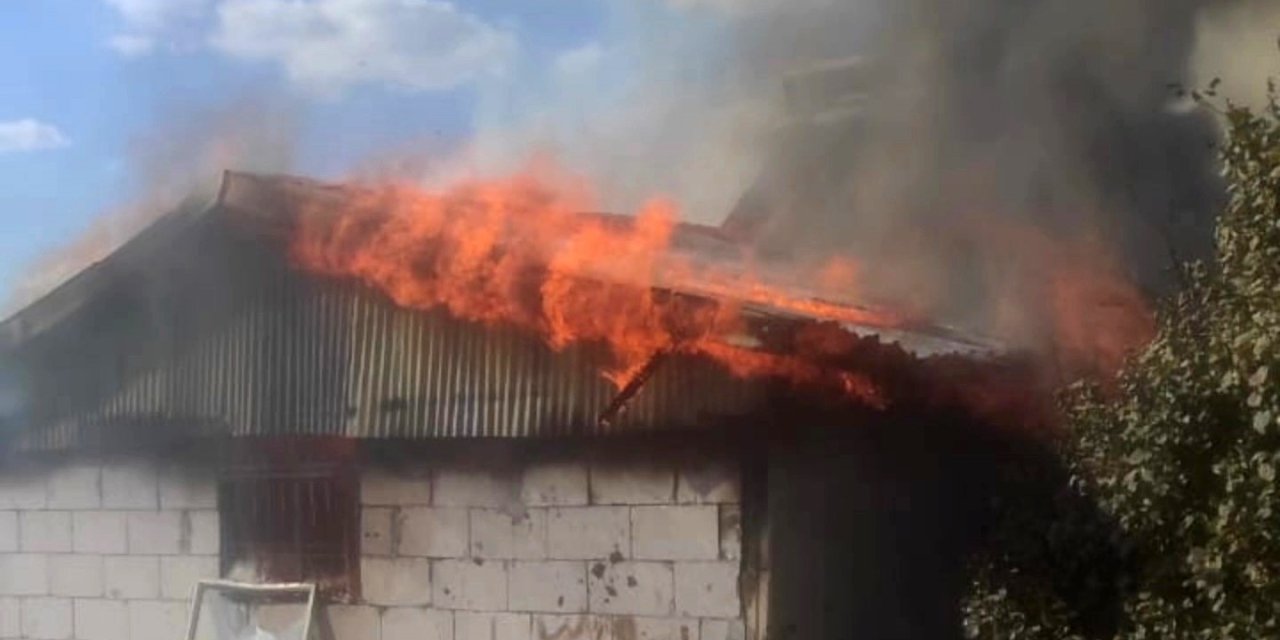 Malatya’da ev yangını korkuttu