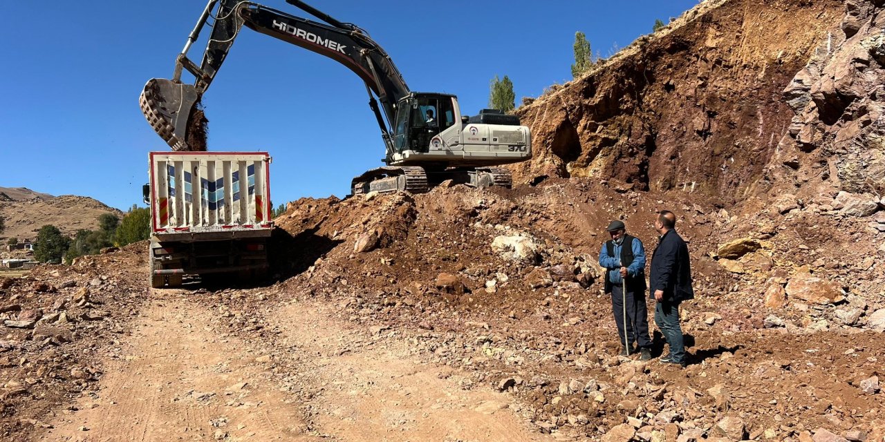 Kandilli Mezrası’na alternatif yol çalışması tamamlanıyor