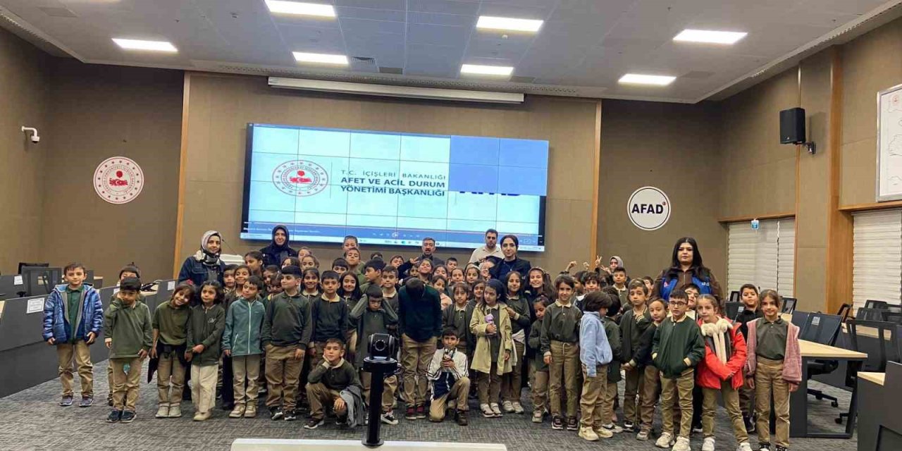 Elazığ’da öğrencilere afet farkındalık eğitimi verildi