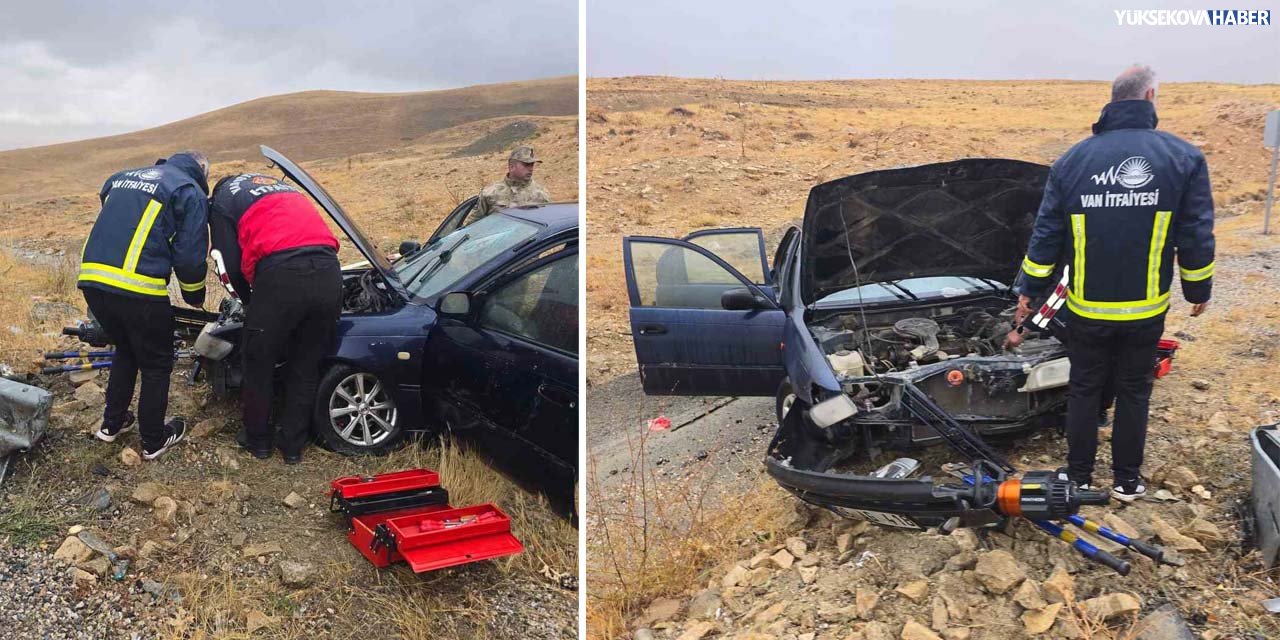 Hakkari-Van yolunda kaza: 5 yaralı