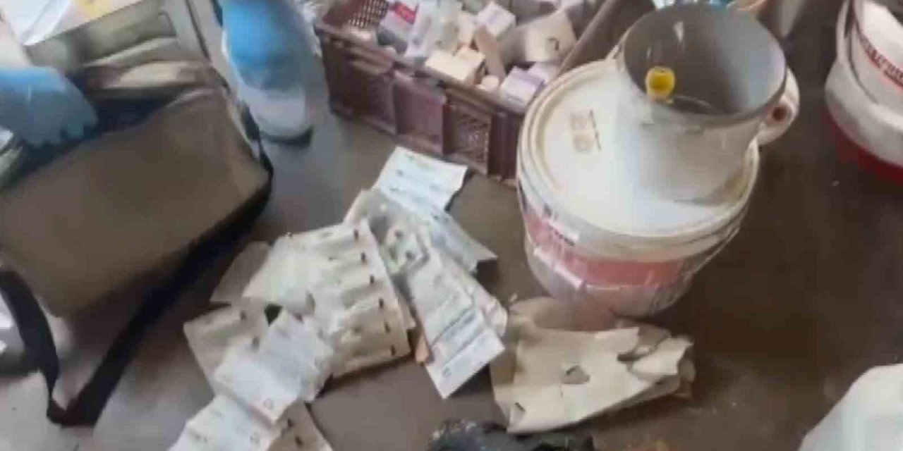 Gaziantep’te usulsüz şekilde üretilen 2 bin 334 adet tıbbi ilaç yakalandı