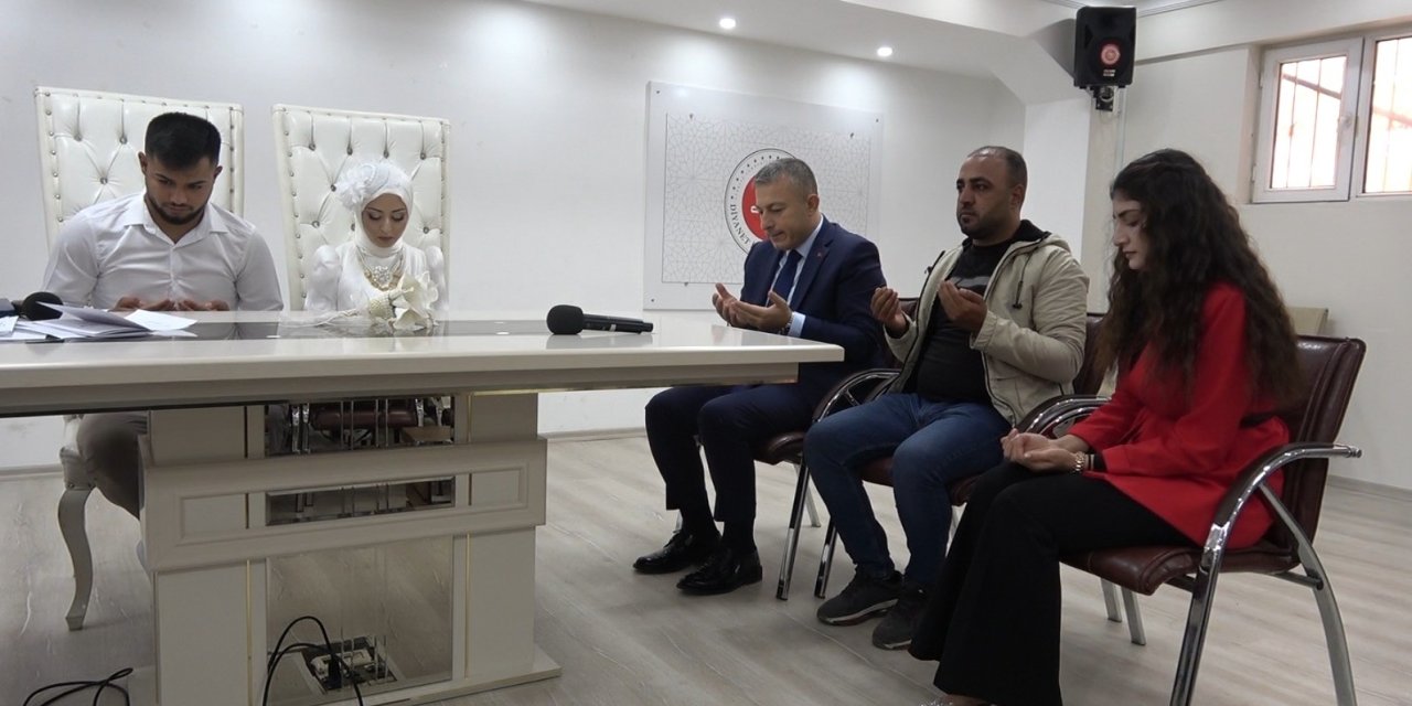 Kilis’te "İki İnsan Bir Hayat" projesi kapsamında nikah töreni yapıldı