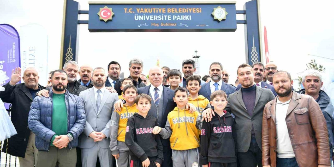 Yakutiye Belediyesi’nden üniversiteye örnek çocuk parkı