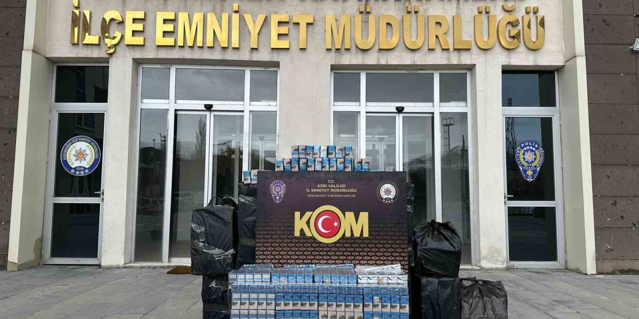 Ağrı’da kaçak sigara operasyonu: 2 kişi tutuklandı