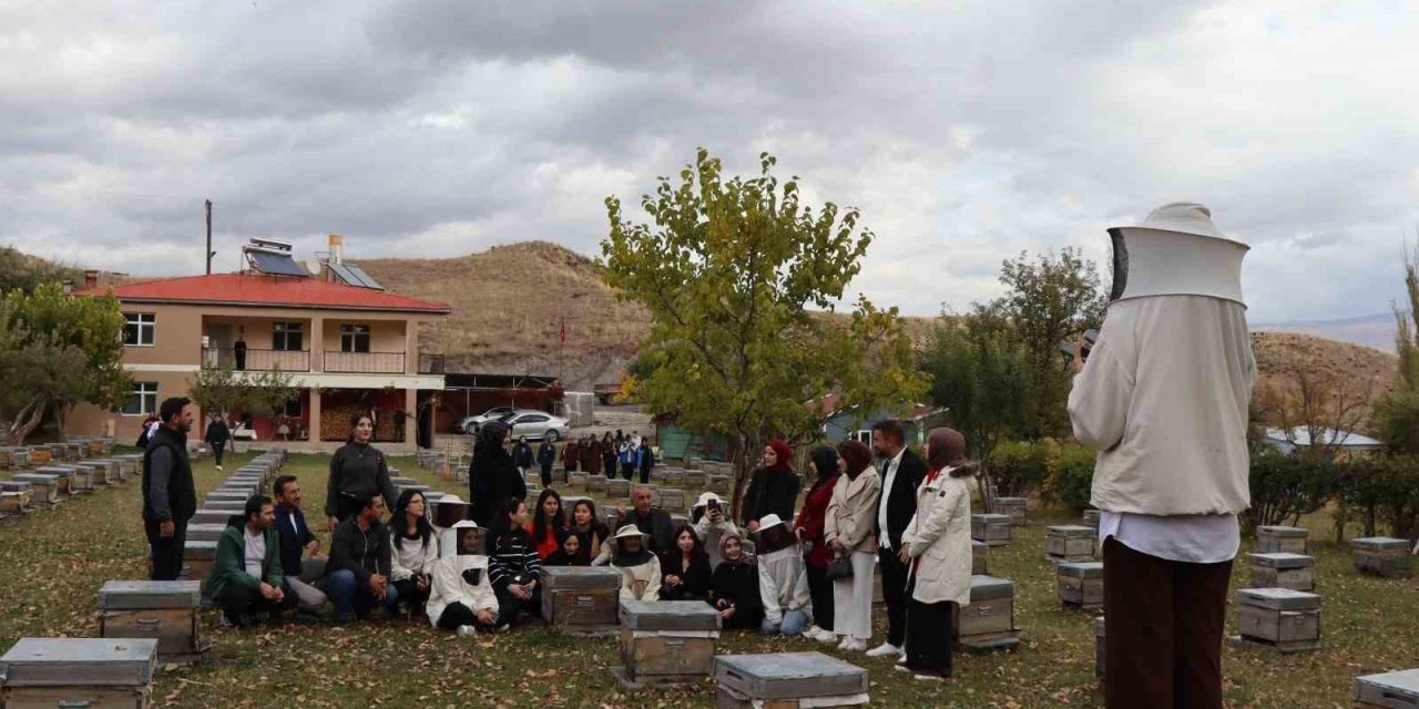 Erzurumlu gençler arıcılığı öğrendi
