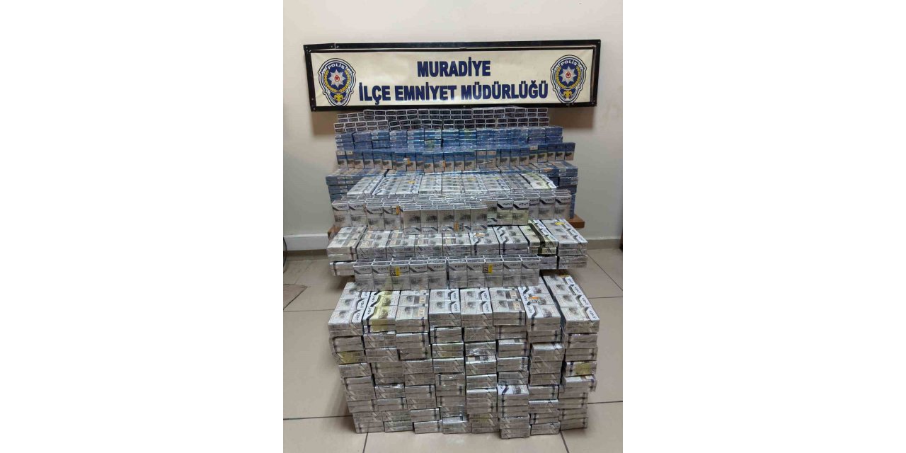 Muradiye’de 3 bin 750 paket kaçak sigara yakalandı