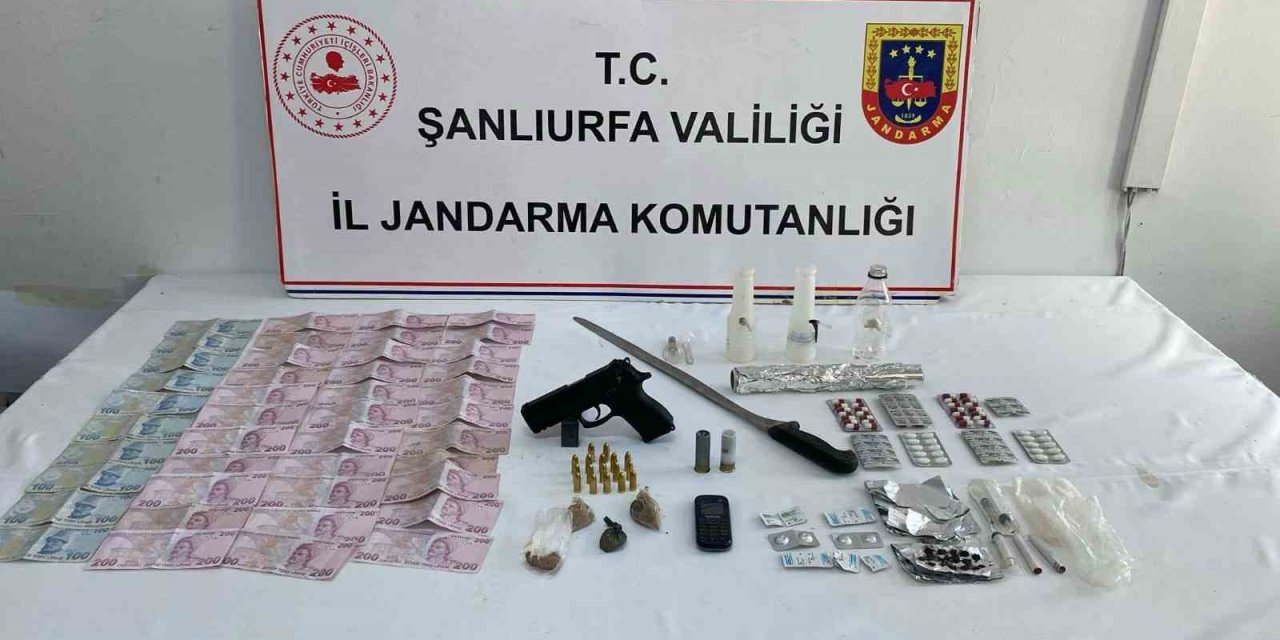 Şanlıurfa’da 91 adet uyuşturucu hap yakalandı