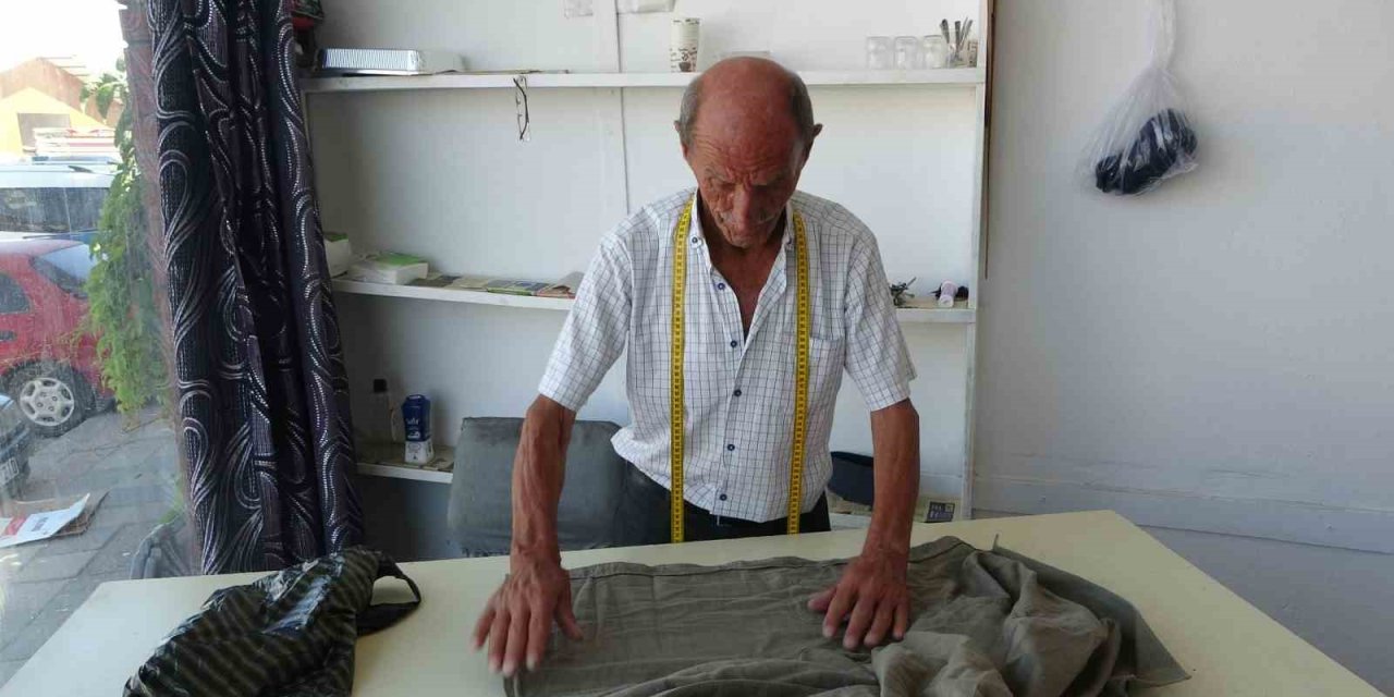 Malatya'da çocuk yaşta eline aldığı iğne ipliği 60 yıldır bırakmadı