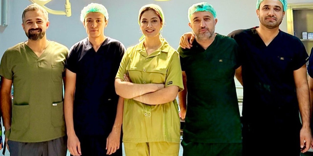 Adıyaman'ın Gölbaşı ilçesinde tıp tarihine geçen ameliyat