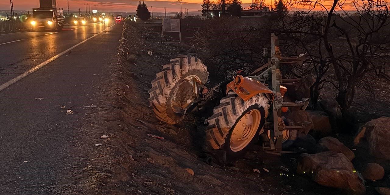 Şanlıurfa’da traktör devrildi: 2 kişi ağır yaralandı