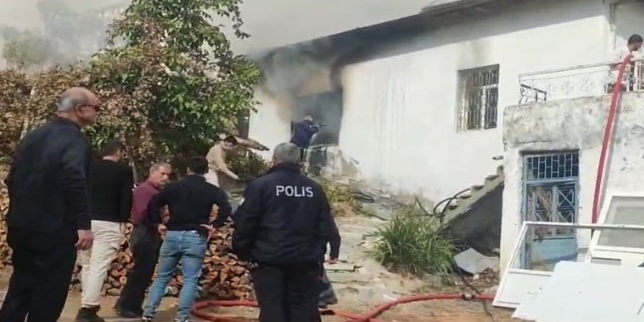Malatya’da ev yangını