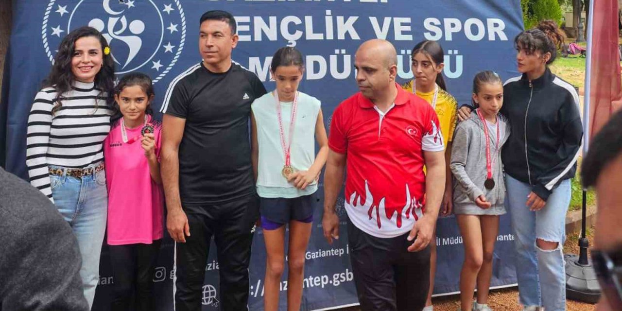 Gaziantep'te Arabanlı sporcu, atletizmde il birincisi oldu