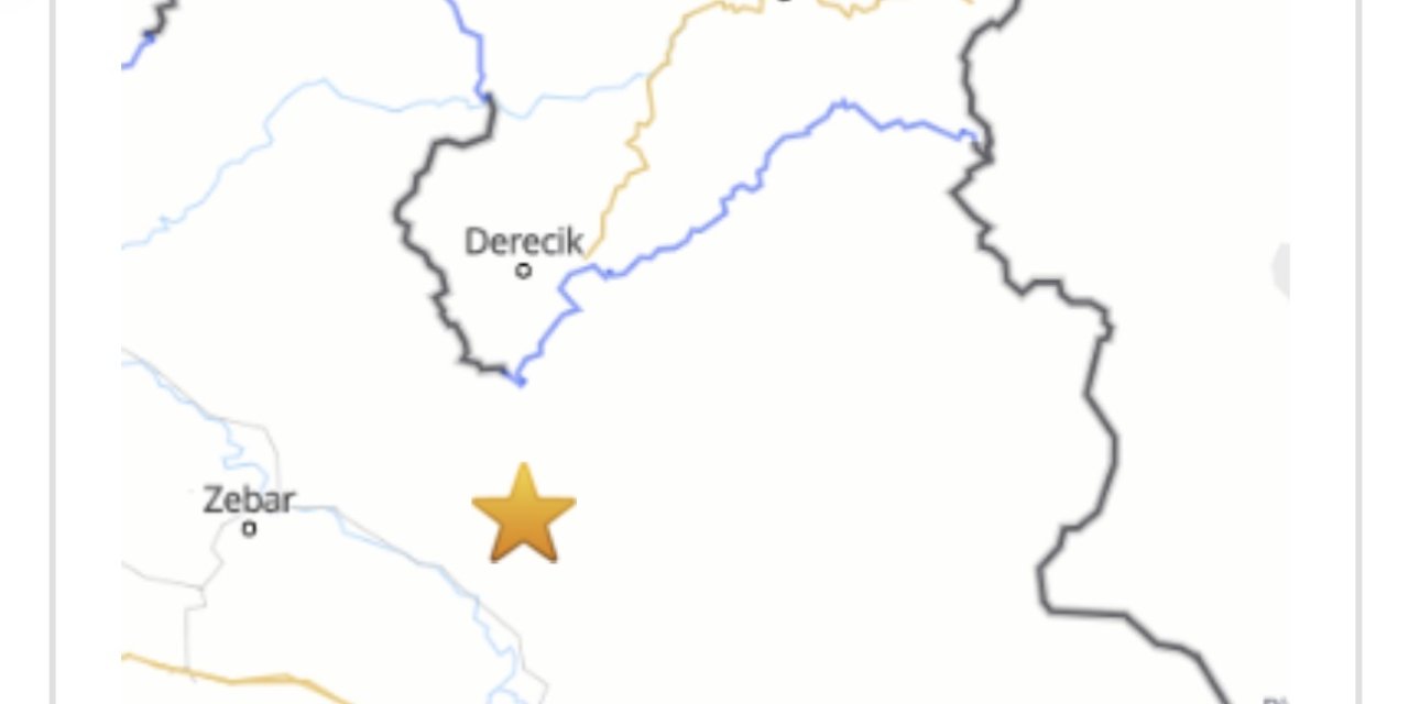 Mergasur’daki deprem Derecik’ten hissedildi