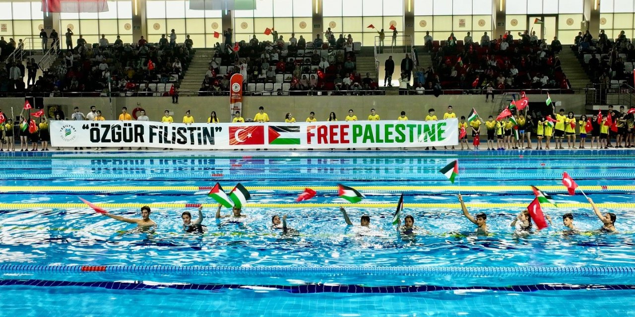 Malatya'da kulaçlar Gazze için atıldı