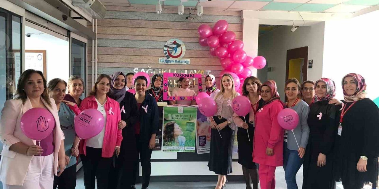 Elazığ’da meme kanseri farkındalık etkinliği düzenlendi